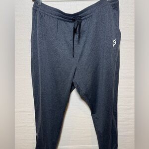 Peloton Mens XXL Dark Gray Jogger Sweatpants Drawstring Logo
